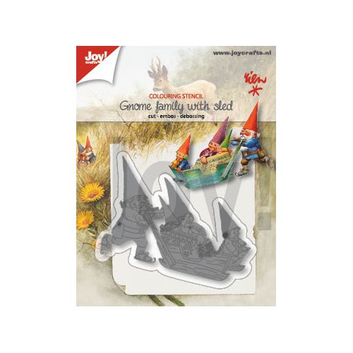 ��6002-1369��/Joy! Crafts/���祤������ե�/������ȴ����/Gnomes family on sled�����Ͳ�²���ȡ����꡼