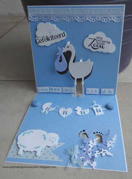 6003-2008/Joy! Crafts/祤ե/ȴ/Open-Up Baby with stork ֤ Υȥ