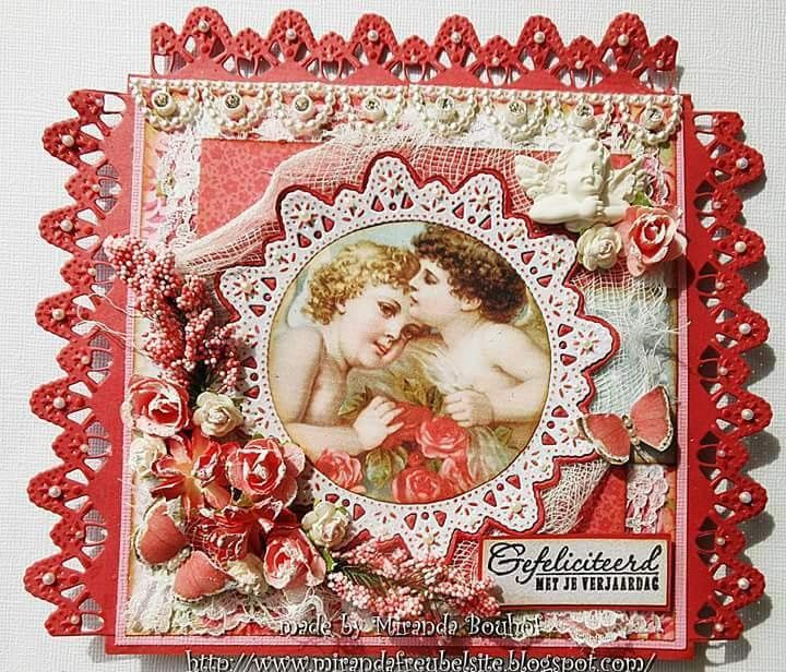 6002-0930/Joy! Crafts/���祤������ե�/������ȴ����/Flower border blue �ե� �� �ܡ�����