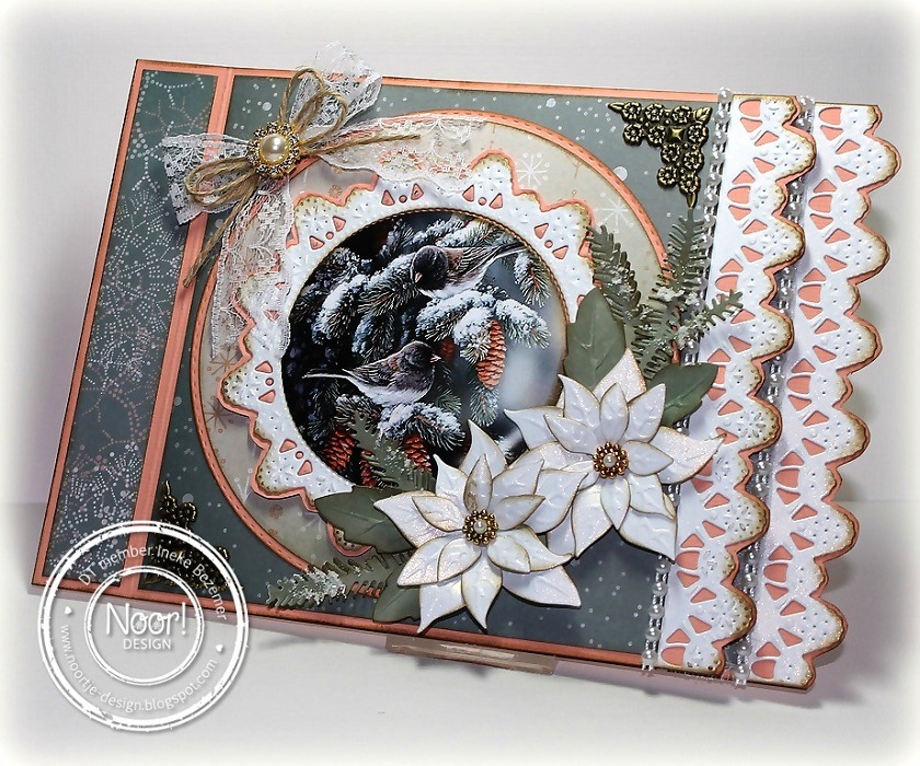 6002-0930/Joy! Crafts/���祤������ե�/������ȴ����/Flower border blue �ե� �� �ܡ�����