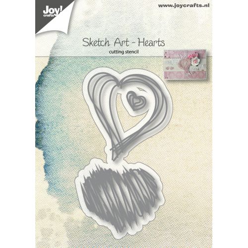 6002-1136/Joy! Crafts/���祤������ե�/������ȴ����/Sketch Art Hearts �ϡ���