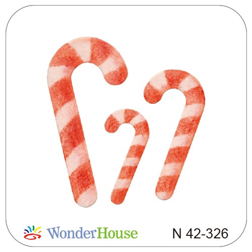 N42-326/WonderHouse/ϥ/ȴ/ƥåǥ ǥ ꥹޥ candy cane