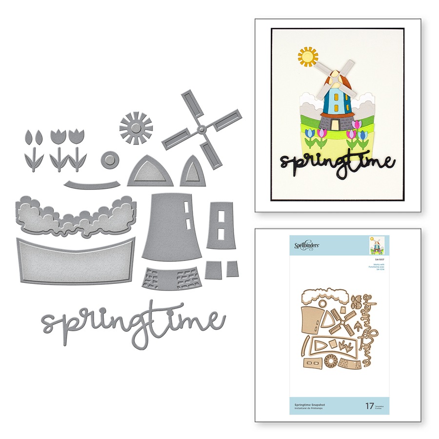 ��S4-1017��/Spellbinders/���ڥ�Х��������/������ȴ����/Spring time Snapshot���դΥ��ʥåץ���å�