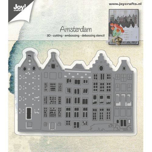 6002-0915/Joy! Crafts/���祤������ե�/������ȴ����/Dutch Canalhouses ���ʥ�ϥ��� ������ ���ॹ�ƥ���� ��ʪ �� 3D