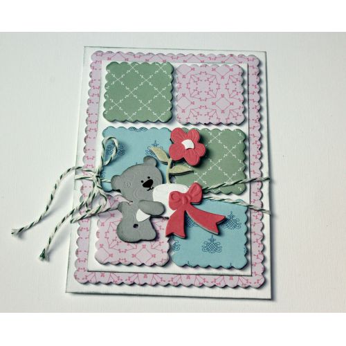 ��6002-1307��/Joy! Crafts/���祤������ե�/������ȴ����/Teddy bear��with flower  �ƥǥ��٥�����������
