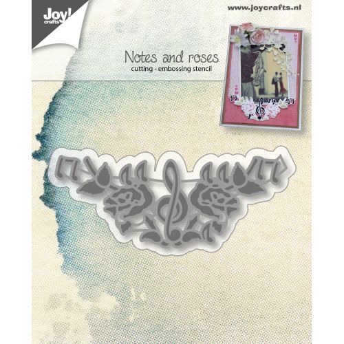 6002-0201/Joy! Crafts/���祤������ե�/������ȴ����/Note and roses ���� ���� �� ������