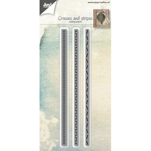 6002-0961/Joy! Crafts/���祤������ե�/������ȴ����/Small edge Crosses and stripes ������ ���ȥ饤�� ���å� �饤��