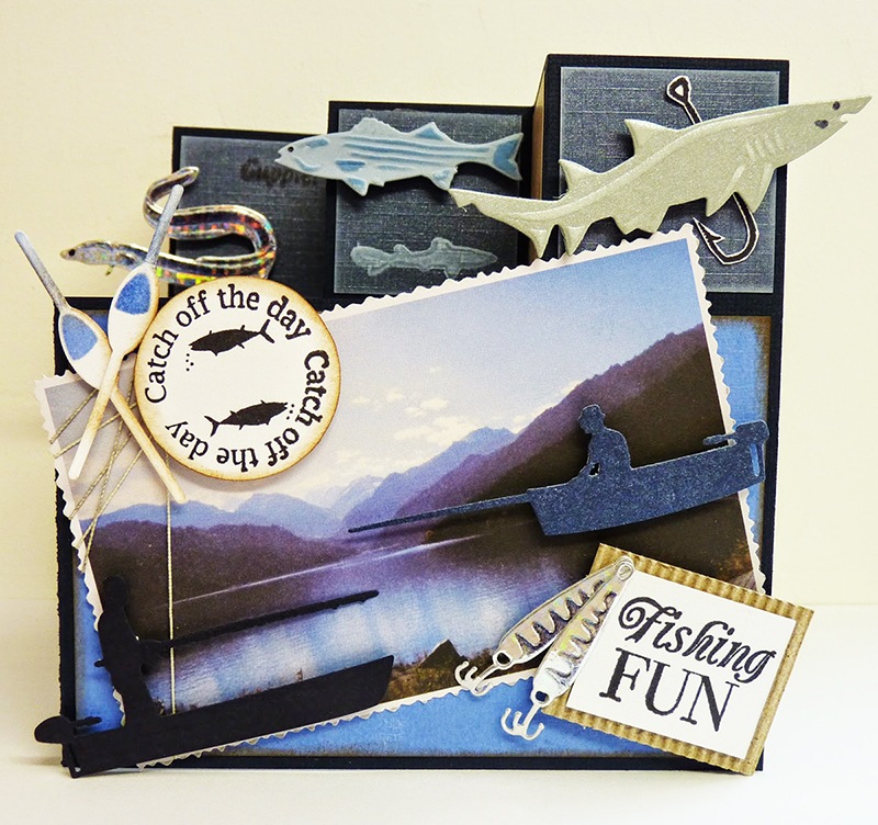 6002-0335/Joy! Crafts/���祤������ե�/������ȴ����/Fisher in boat ���