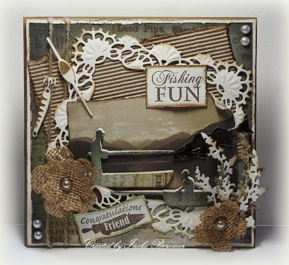 6002-0335/Joy! Crafts/���祤������ե�/������ȴ����/Fisher in boat ���