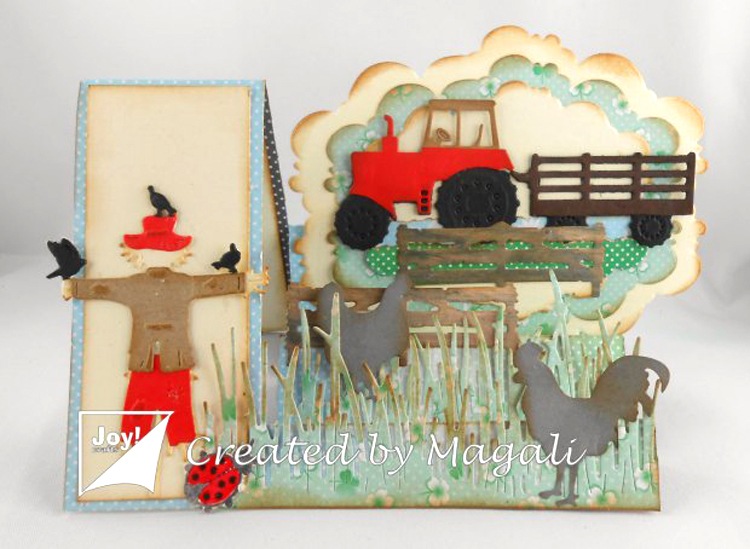 6002-0796/Joy! Crafts/���祤������ե�/������ȴ����/At the farm Tractor ���� �ȥ饯����