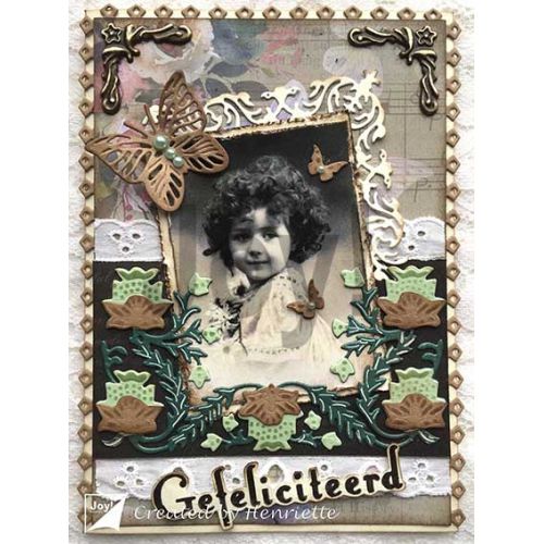 6002-1269/Joy! Crafts/祤ե/ȴ/Floral Border եܡ