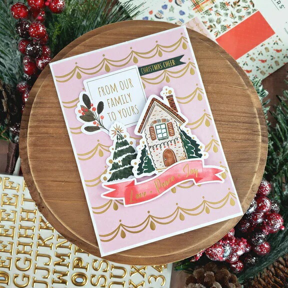 ��SCS-243��/���ڥ�Х��������/�ѥ�����ڡ��ѡ�/WINTER WONDERLAND PAPER PAD �ڡ��ѡ����åȡ�40�����ꡡ6��6�����(��15�����)