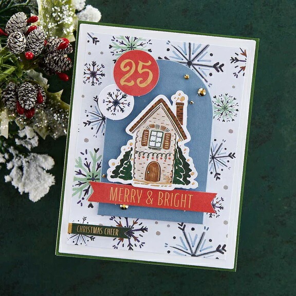 ��SCS-243��/���ڥ�Х��������/�ѥ�����ڡ��ѡ�/WINTER WONDERLAND PAPER PAD �ڡ��ѡ����åȡ�40�����ꡡ6��6�����(��15�����)
