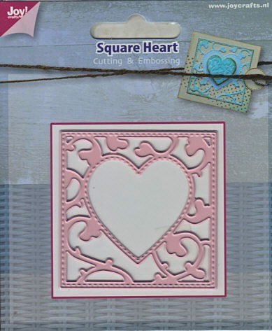 6002-0445/Joy! Crafts/祤ե/ȴ/square with heart ϡ ե졼