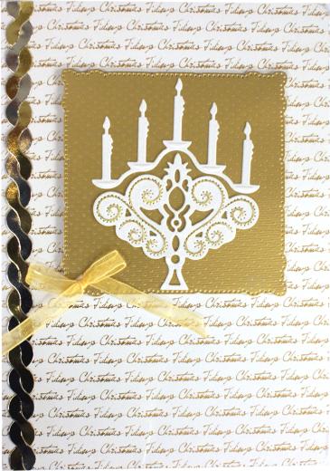 6002-2007/Joy! Crafts/���祤������ե�/������ȴ����/Christmas Candlestick ���ꥹ�ޥ� �����ɥ�