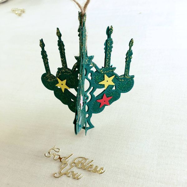 6002-2007/Joy! Crafts/���祤������ե�/������ȴ����/Christmas Candlestick ���ꥹ�ޥ� �����ɥ�