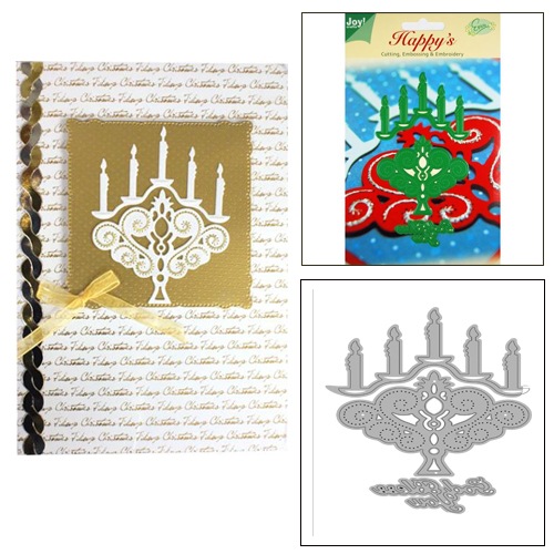 6002-2007/Joy! Crafts/���祤������ե�/������ȴ����/Christmas Candlestick ���ꥹ�ޥ� �����ɥ�