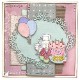 6002-1044/Joy! Crafts/祤ե/ȴ/Blue Fantasy Oval corner ֥롼 ե󥿥 Х ե졼 졼 ʡ