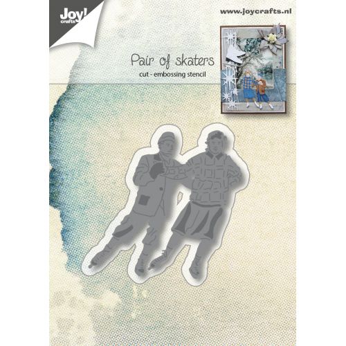 6002-1057/Joy! Crafts/���祤������ե�/������ȴ����/Pair of skaters���ڥ�������������