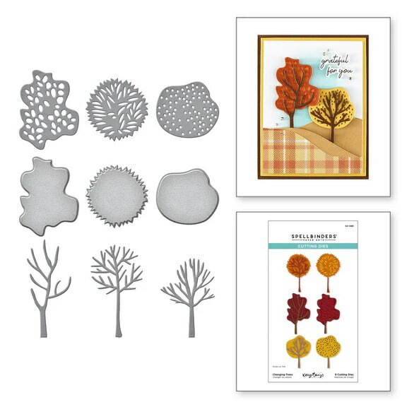 ����/  S4- 1488/  �����ڡ�����/CHANGING TREES ETCHED DIES FROM THE AUTUMN ARCHIVES COLLECTION BY KELLY BANGS/���ڥ�Х��������