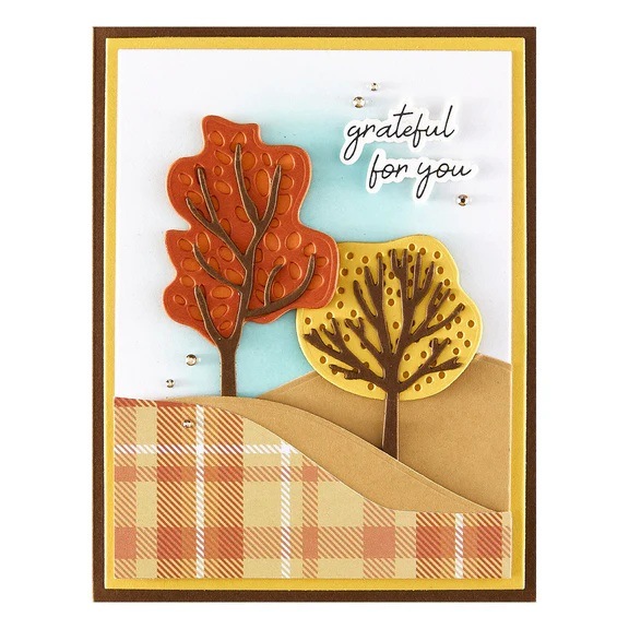 ����/  S4- 1488/  �����ڡ�����/CHANGING TREES ETCHED DIES FROM THE AUTUMN ARCHIVES COLLECTION BY KELLY BANGS/���ڥ�Х��������