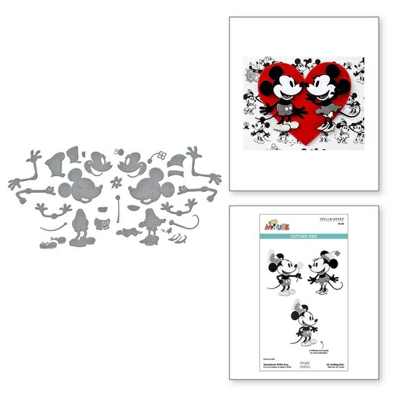 ����/  S6-261/  ����å��å��ߥå����ޥ������쥯�����/STEAMBOAT WILLIE DUO ETCHED DIES FROM THE SAY CHEESE CLASSIC MOUSE COLLECTION
