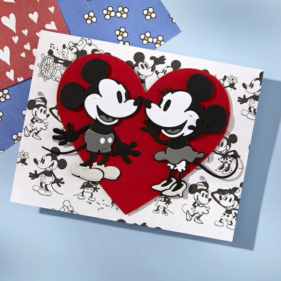 ����/  S6-261/  ����å��å��ߥå����ޥ������쥯�����/STEAMBOAT WILLIE DUO ETCHED DIES FROM THE SAY CHEESE CLASSIC MOUSE COLLECTION