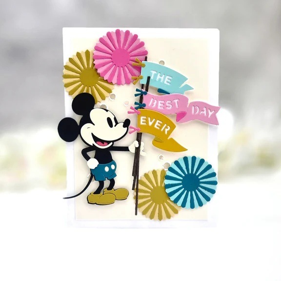 ����/  S6-261/  ����å��å��ߥå����ޥ������쥯�����/STEAMBOAT WILLIE DUO ETCHED DIES FROM THE SAY CHEESE CLASSIC MOUSE COLLECTION
