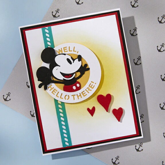 ����/  S6-261/  ����å��å��ߥå����ޥ������쥯�����/STEAMBOAT WILLIE DUO ETCHED DIES FROM THE SAY CHEESE CLASSIC MOUSE COLLECTION