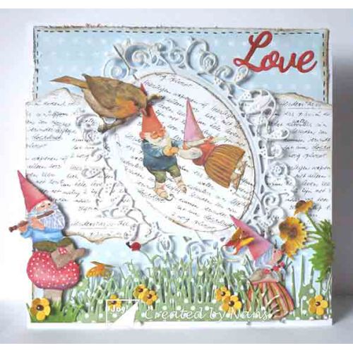 6002-1207/Joy! Crafts/祤ե/ȴ/Gnomelady with flowersͥǥȤ