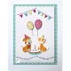 6002-1185/Joy! Crafts/祤ե/ȴ/Dog&cat - Happy Birthday ǭΥϥåԡСǡ