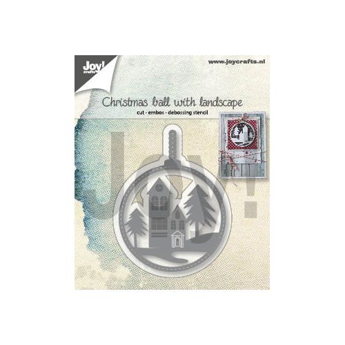 ��6002-1347��/Joy! Crafts/���祤������ե�/������ȴ����/Christmas ball with landscape ���ꥹ�ޥ������ʥ���