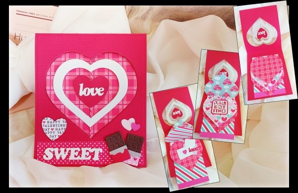 S3-313/Spellbinders/���ڥ�Х��������/������ȴ����/Die D-Lites Love Letter Etched Dies ��֥쥿�� ���å�