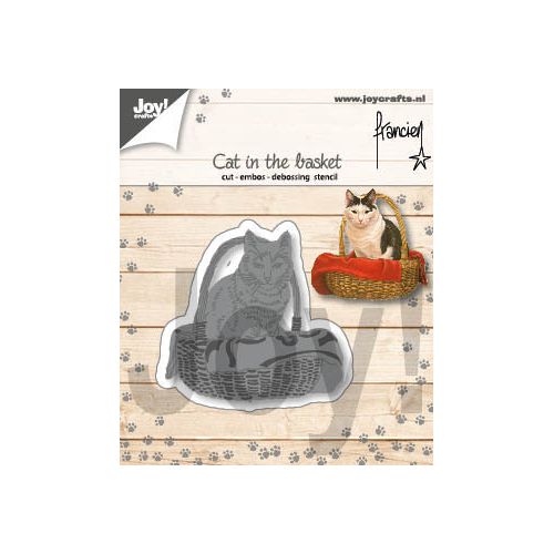 ��6002-1360��/Joy! Crafts/���祤������ե�/������ȴ����/Cat in the basket���ͤ��ȥХ����åȡ�ǭ�ȥХ����åȡ��ͥ��ȥХ����å�