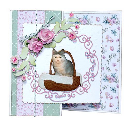 ��6002-1360��/Joy! Crafts/���祤������ե�/������ȴ����/Cat in the basket���ͤ��ȥХ����åȡ�ǭ�ȥХ����åȡ��ͥ��ȥХ����å�