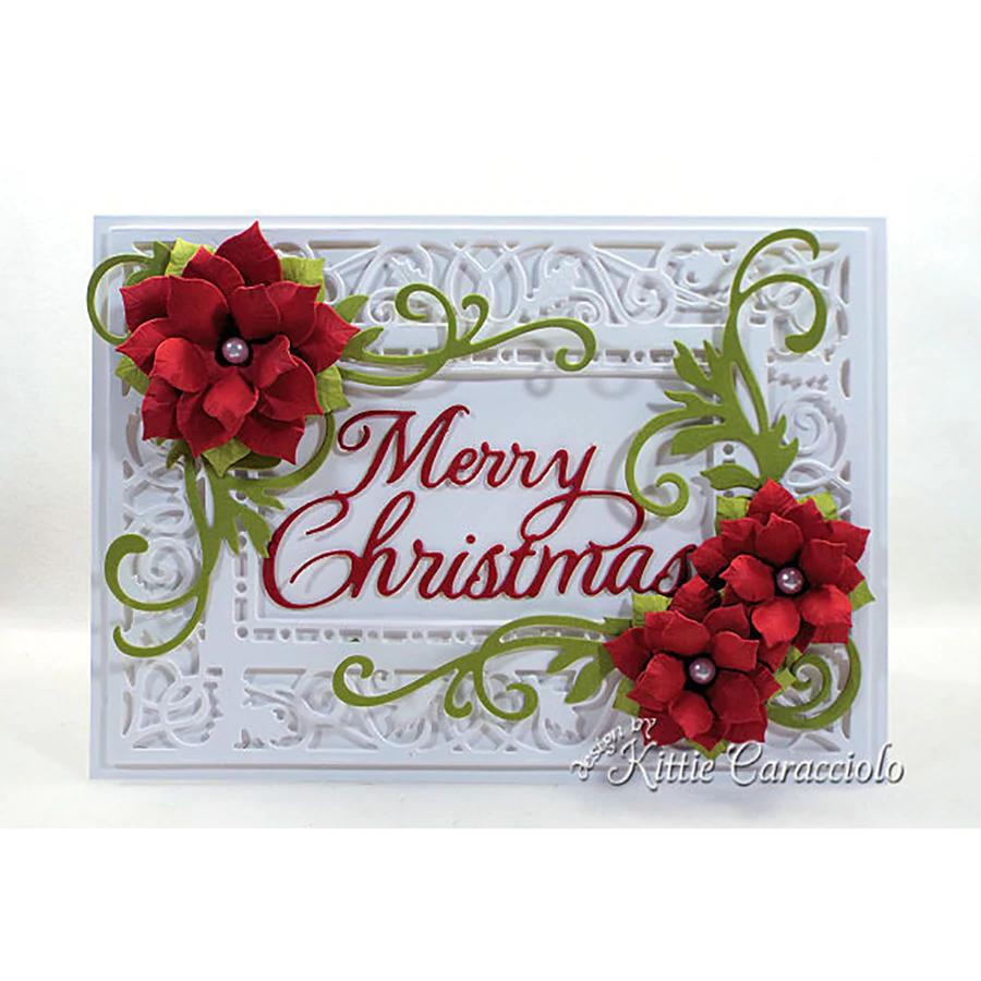 S4-960/Spellbinders/���ڥ�Х��������/������ȴ����/ Grace Cinch and Go Poinsettia ���쥤������������������ݥ��󥻥���