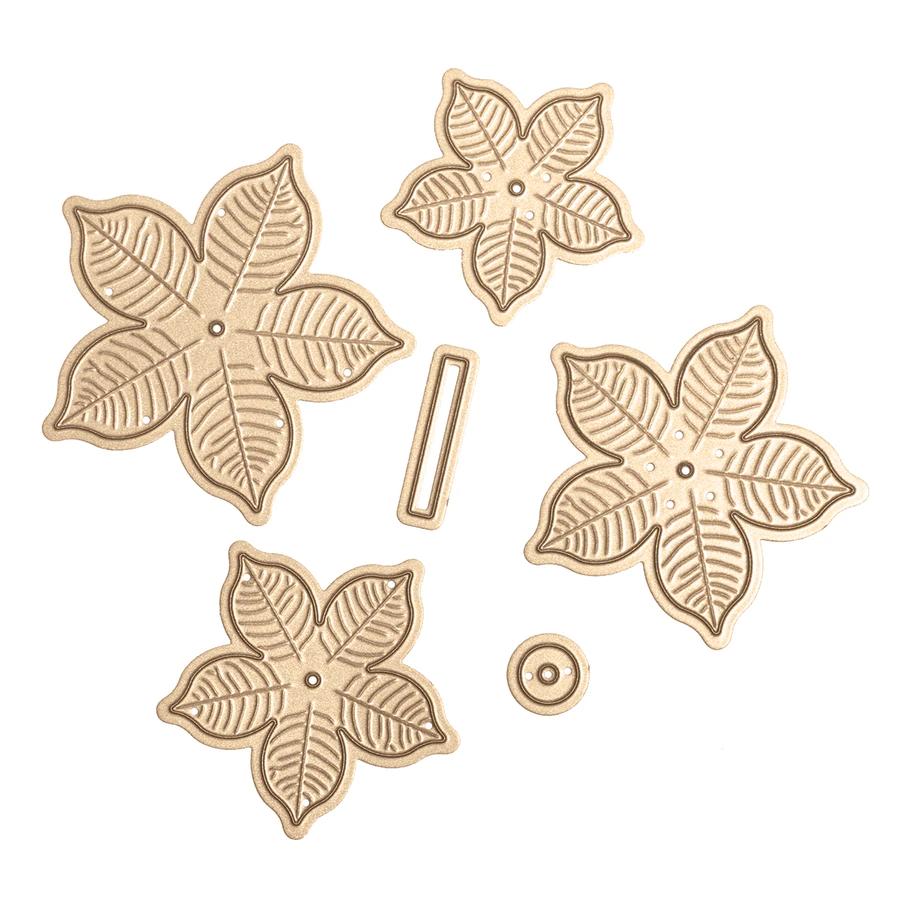 S4-960/Spellbinders/���ڥ�Х��������/������ȴ����/ Grace Cinch and Go Poinsettia ���쥤������������������ݥ��󥻥���