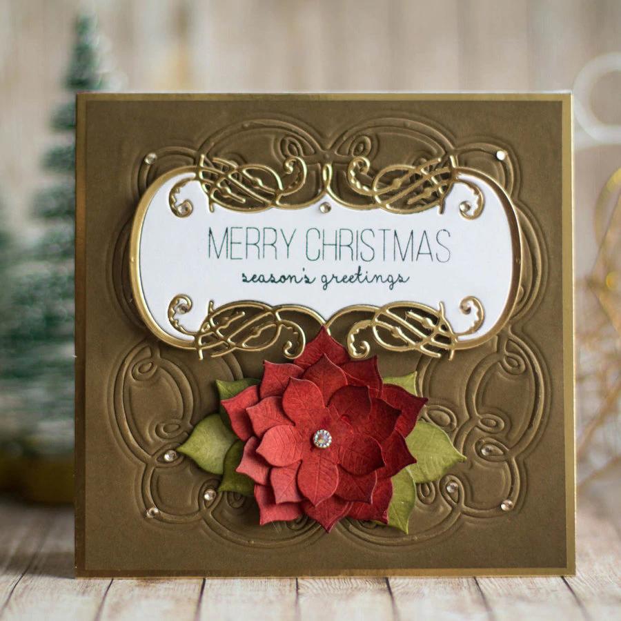 S4-960/Spellbinders/���ڥ�Х��������/������ȴ����/ Grace Cinch and Go Poinsettia ���쥤������������������ݥ��󥻥���