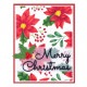 E3D-038/ڥХ/3Dܥե/SCENIC POINSETTIAS(13.97 x 21.60 cm) ݥ󥻥ꥹޥ