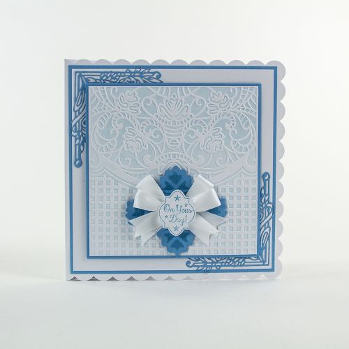1519E/Tonic Studios/ȥ˥å/ȴ/Marbled Mosaic Idyllics Die  Embossing Folder Set ޡ֥ ⥶ ʻ ܥեå