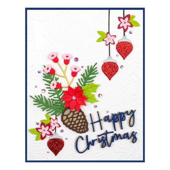 S4-1134/ڥХ/ȴ/ CREATE A CHRISTMAS SENTIMENT ƥ Happy Holidays Merry Christmas7祻å