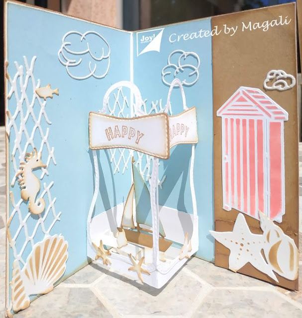 6002-0662/Joy! Crafts/���祤������ե�/������ȴ����/Shells border �� ������ �ܡ�����
