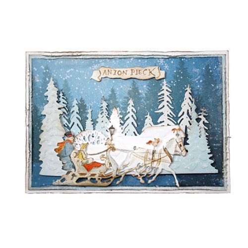 6002-1379/Joy! Crafts/祤ե/ȴ/Horse with sledϤȥ꡼/Anton Pieck ȥ󡦥ԡ