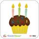 57-051_6-1251/WonderHouse/�������ϥ���/���ݥ󥸥�����ȴ����/birthday cake �С����ǡ� ������<br>�����ա��򤤥��ݥ���ʬ���������������Ѳ�������