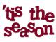 S5038/Sizzix/�����å���/������ȴ����/Sizzlits Die/Phrase ��Tis the Season by Basic Grey/ʸ��<br>�����ա��򤤥��ݥ���ʬ���������������Ѳ�������