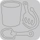 N42-128/WonderHouse/�������ϥ���/������ȴ����/scoop �����å� shovel ����٥� bucket �Х���