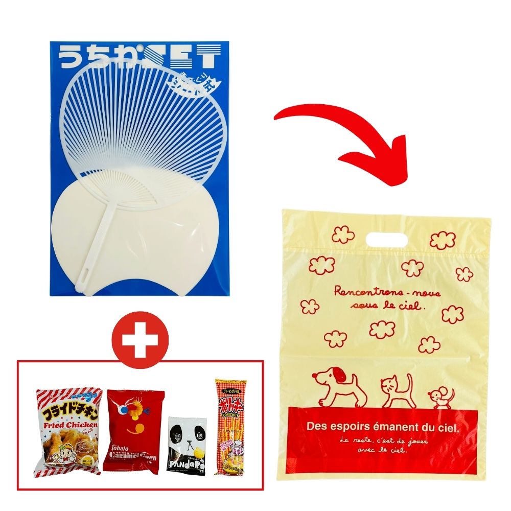 手作りうちわ+お菓子付き5点セット | 工作セット | ワンダーモール