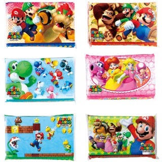 ポケットティッシュ スーパーマリオ 6個セット | ティッシュ・歯ブラシ
