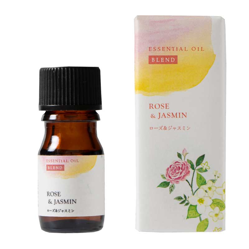 【WOOD&GROVE ウッドアンドグローブ 通販】生活の木 WSブレンド精油 ローズ＆ジャスミン 5ml