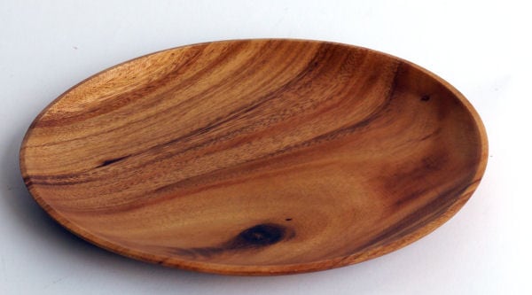 木製キッチン用品】【木の皿】 ラウンドプレートM | 木製品・クラフト